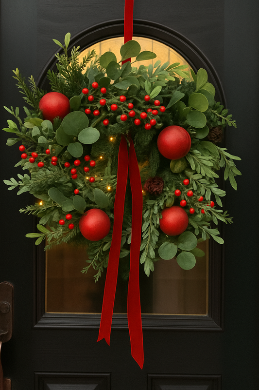 Red Berry Christmas Wreath