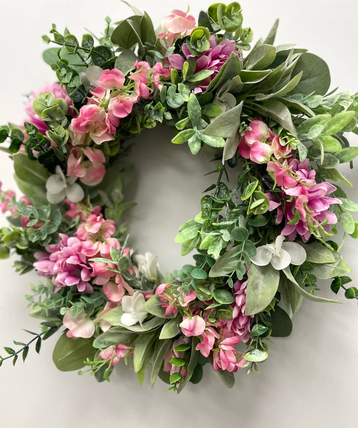 Pink Door Wreath