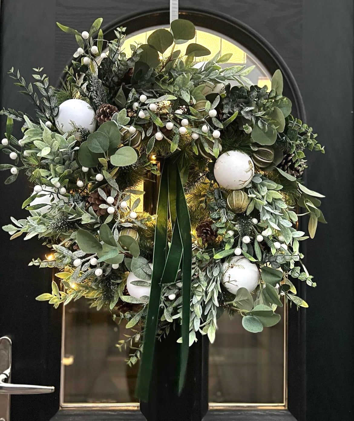 White Berry Wreath