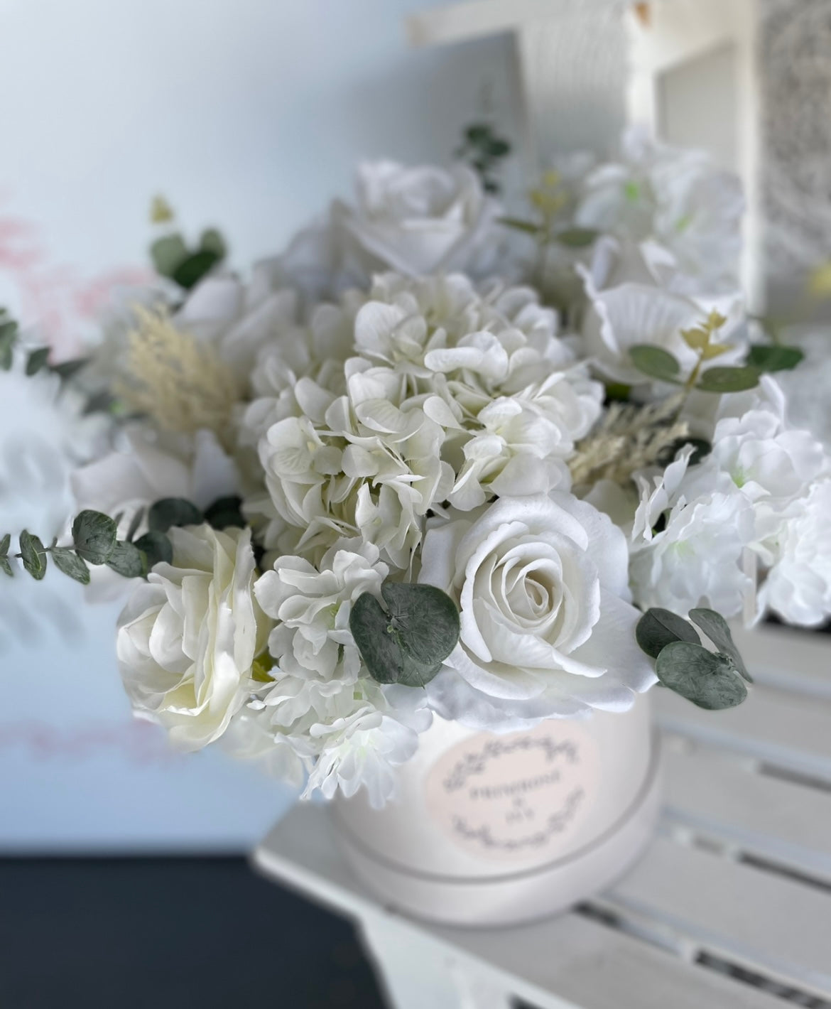 Luxury White Flower Box